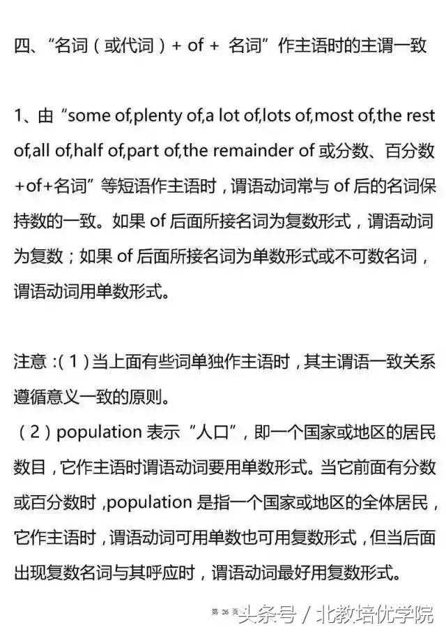 高中自主招生英语必考知识点,新高考语法英语题型