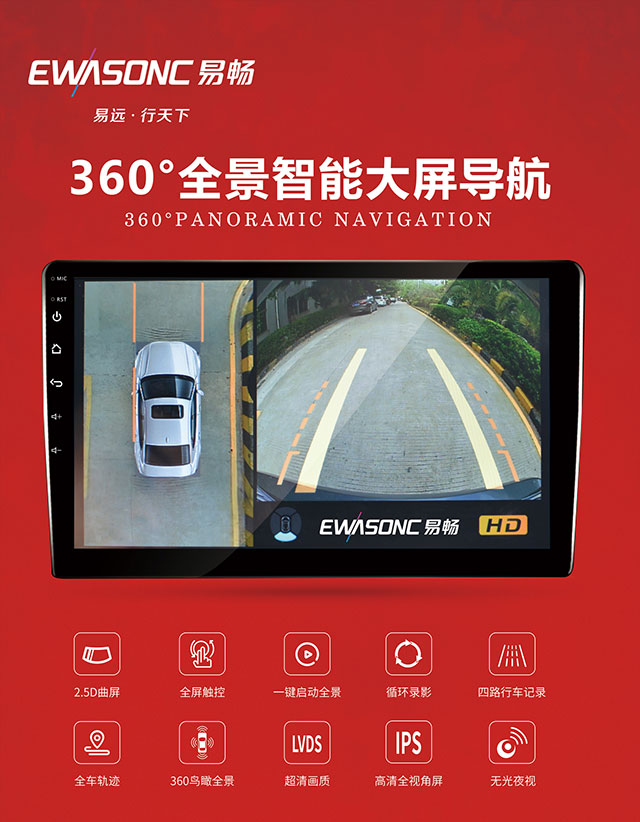 易畅360全景智能大屏导航,易畅导航与展艺导航哪个好