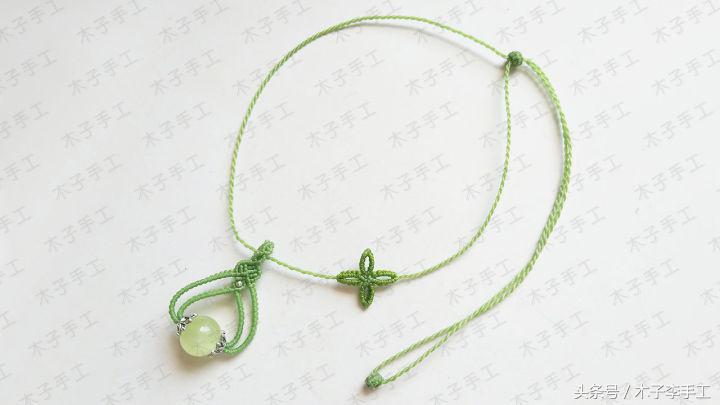 素圈米奇项链编织教程,项链编织教程慢动作