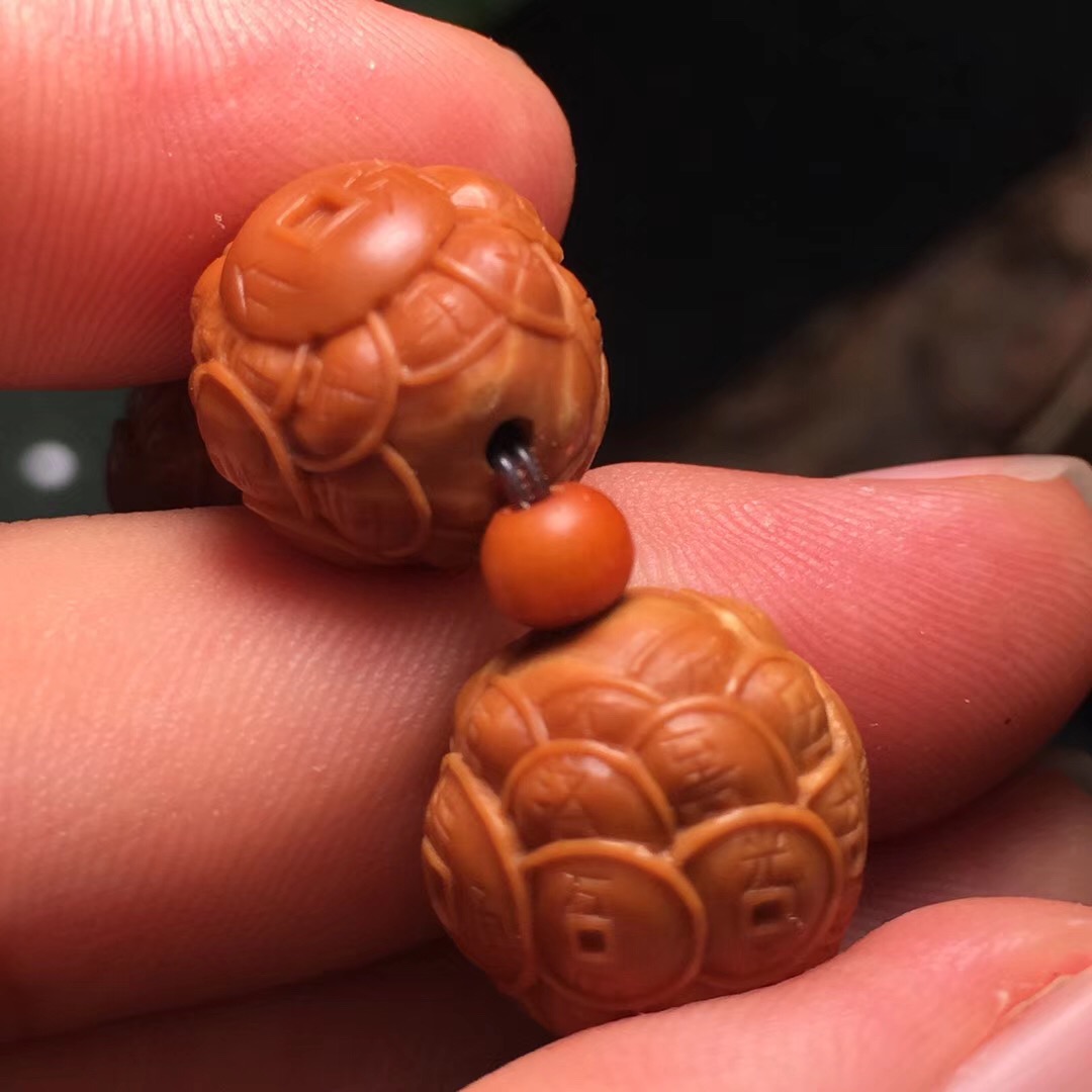 橄榄核雕为什么裂,橄榄核雕稍微有一点裂