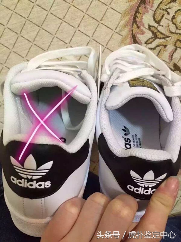 阿迪达斯贝壳头板鞋怎么辨真假,虎扑鉴定篮球鞋