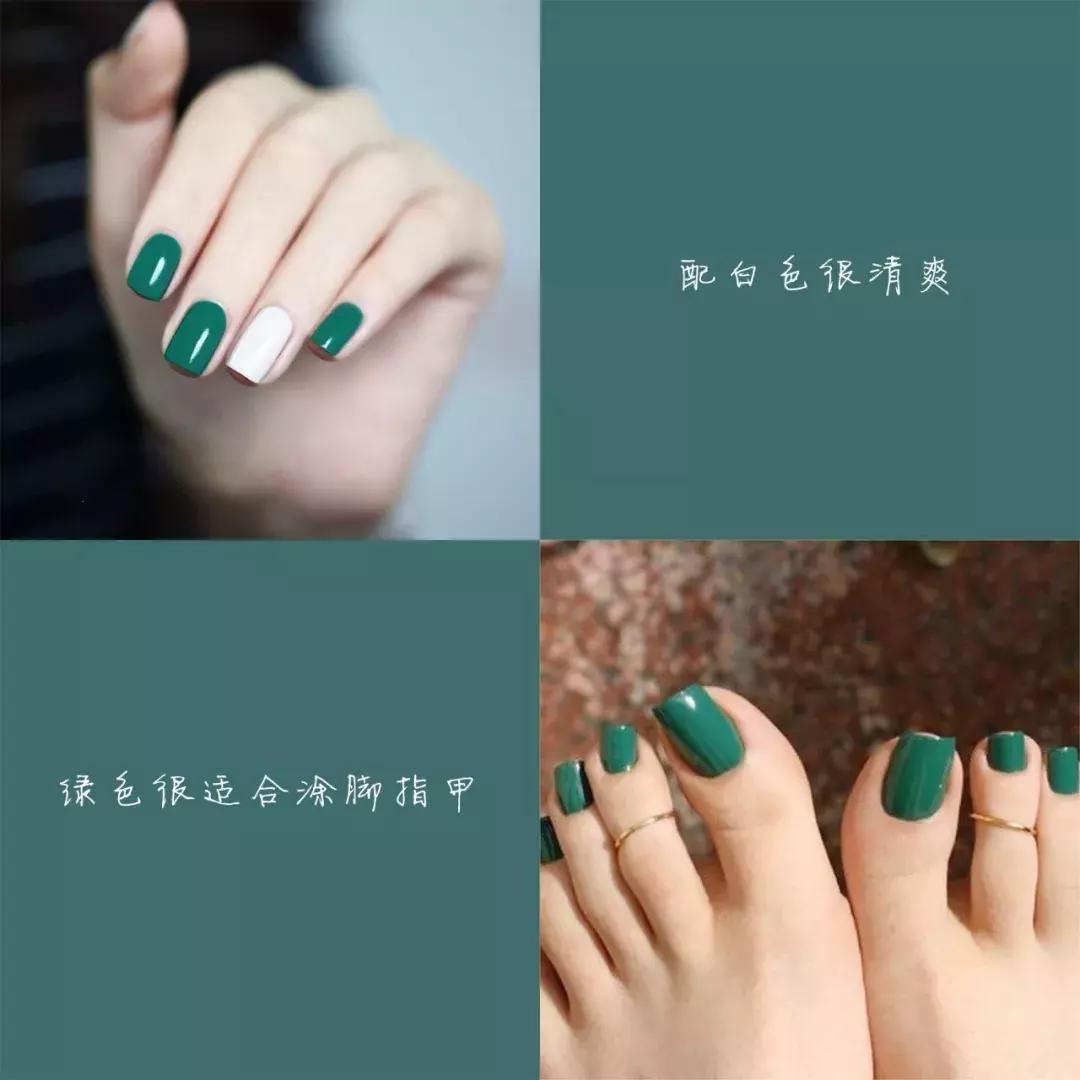 磨砂黑色甲油,甲油胶新手平价推荐试色