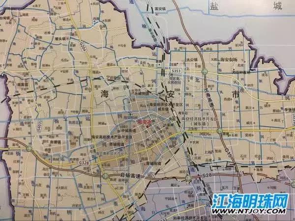海安交通枢纽规划图,南通市区新地图