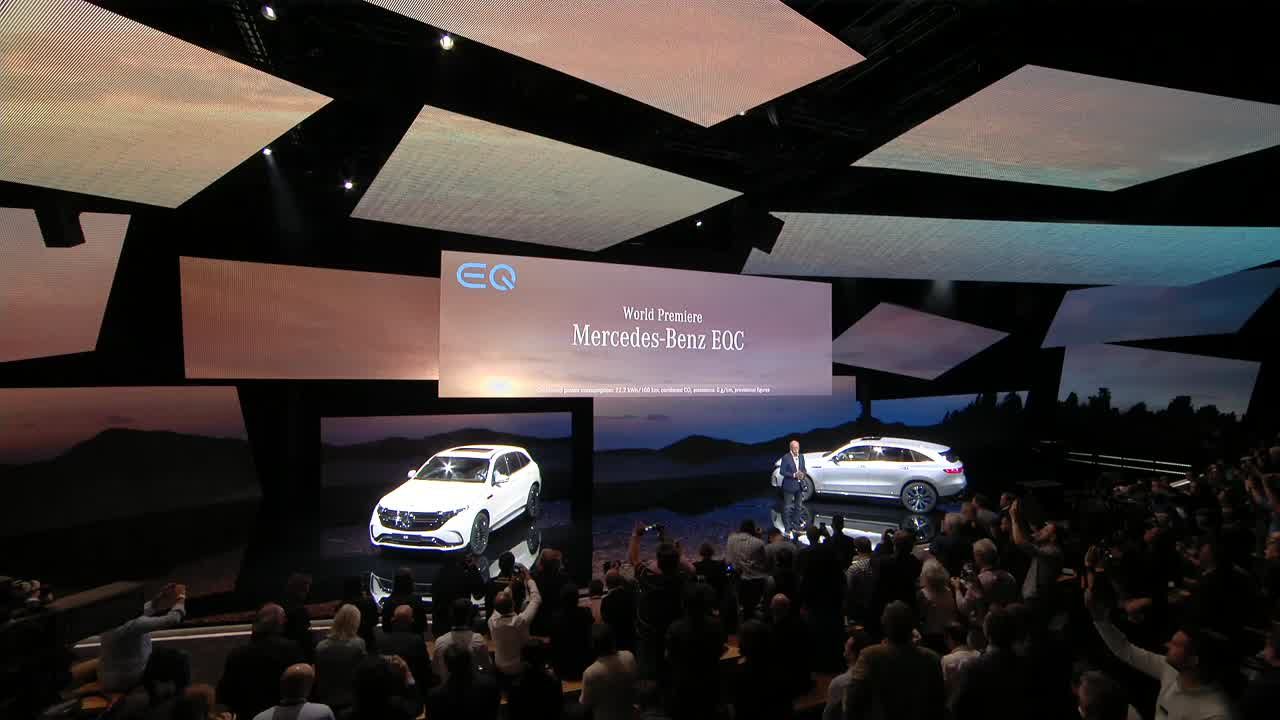 以先锋豪华之名：奔驰EQC全球首秀蔡澈剧透130款电气车型
