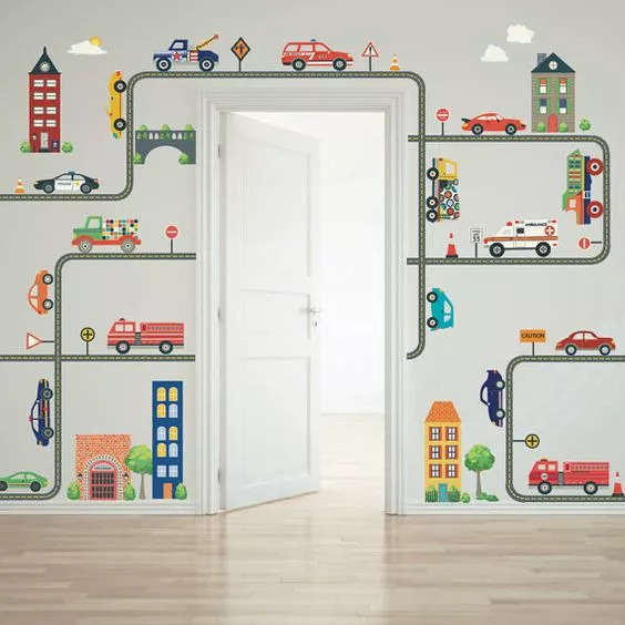 家周围的墙绘,家里的一处角落墙绘