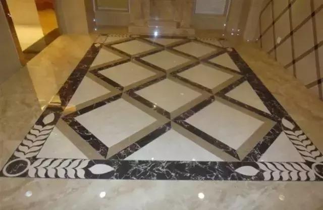 大理石水刀拼花客厅效果图,让人惊艳的水刀拼花图集