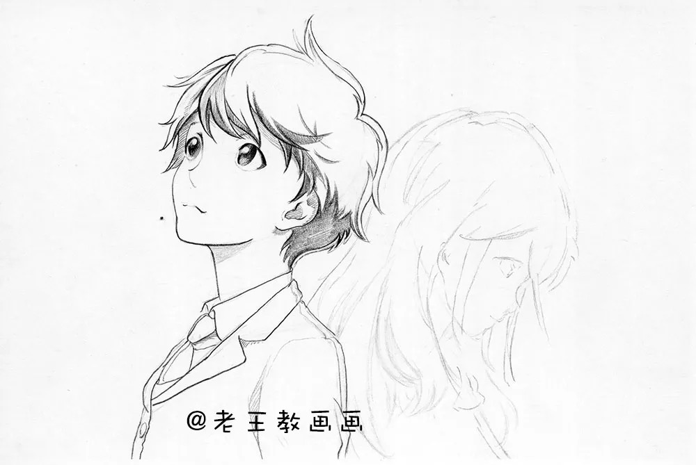 漫画人物简笔画简单又好看,漫画人物简笔画古风难