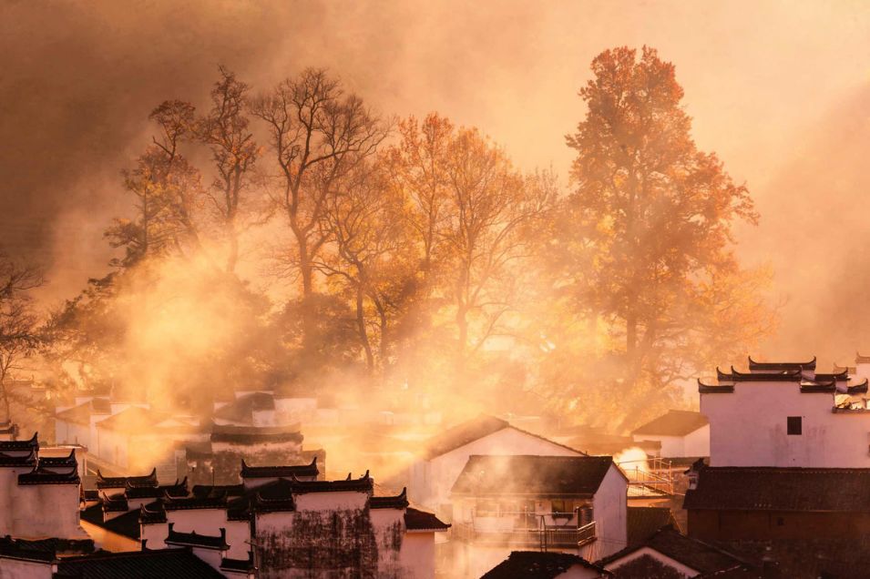 秋天的婺源什么时候去最美,秋天的婺源是色彩的天堂