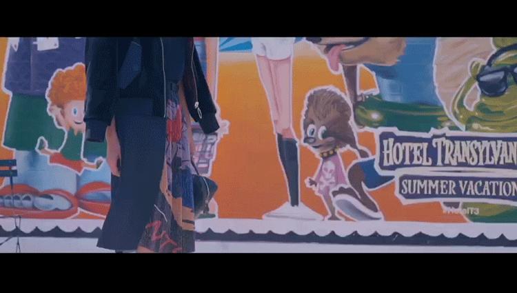 美国洛杉矶步行街美女小姐姐,美国洛杉矶街头小姐姐