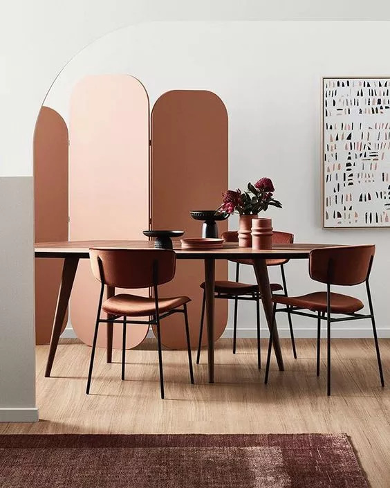 小区入门有个屏风,没有窗户的房间可以用屏风