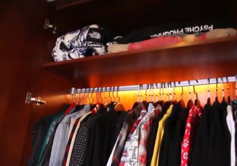 OMG冷少衣柜曝光，放眼望去全是LVSupreme椰子AJ！