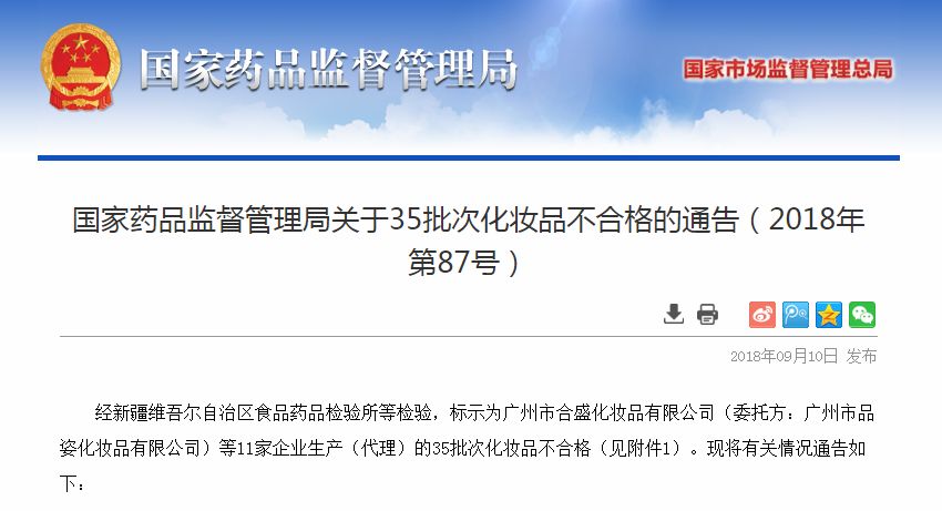 面子问题！但愿你没有用过这35批次化妆品