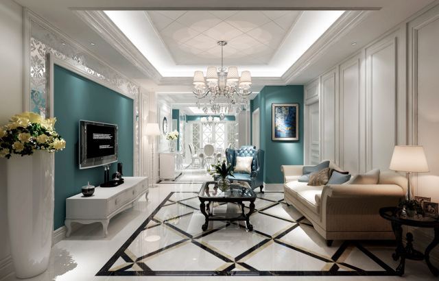 客厅瓷砖整体铺贴有坡度,客厅瓷砖斜着贴好吗