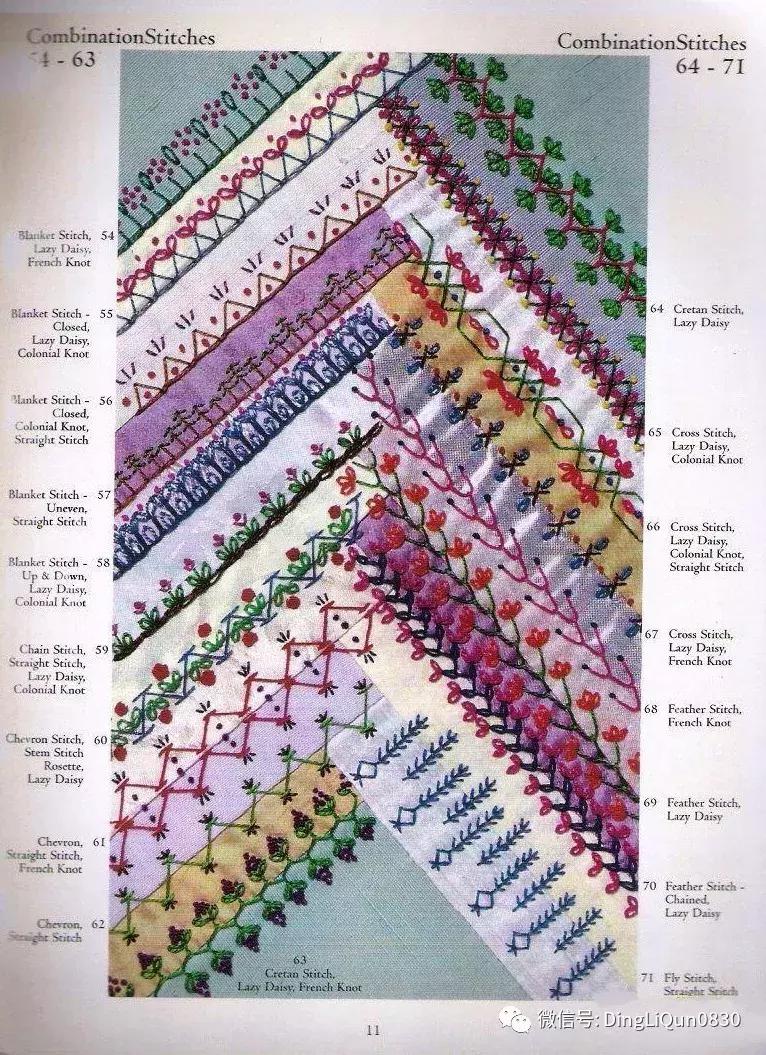 字母刺绣教程针法,字母刺绣针法图解