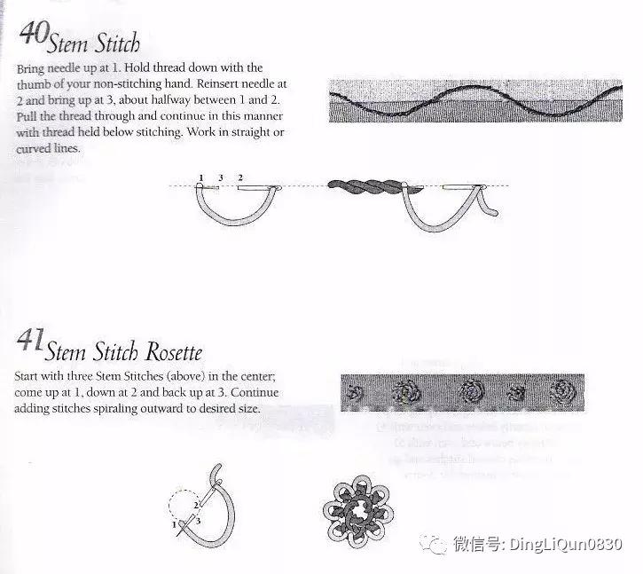 字母刺绣教程针法,字母刺绣针法图解