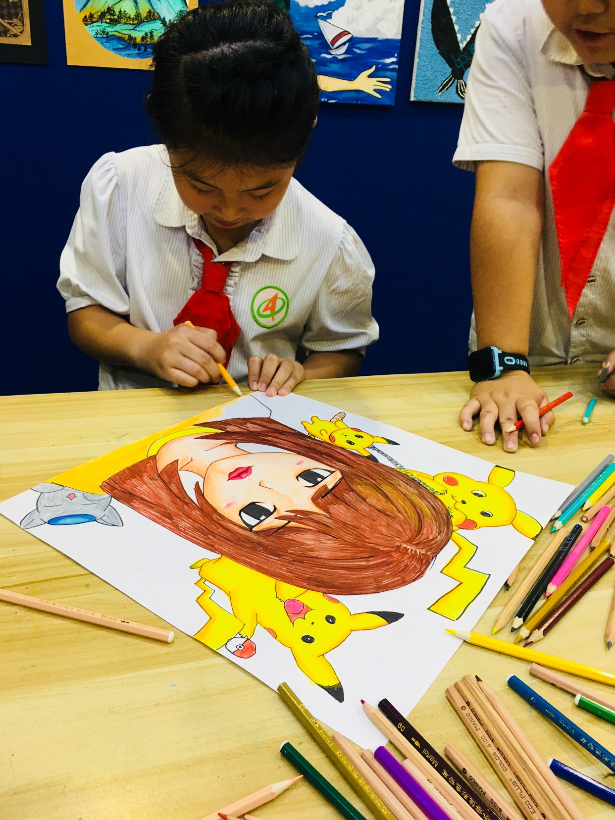 创意动漫人物绘画,儿童设计动漫人物图