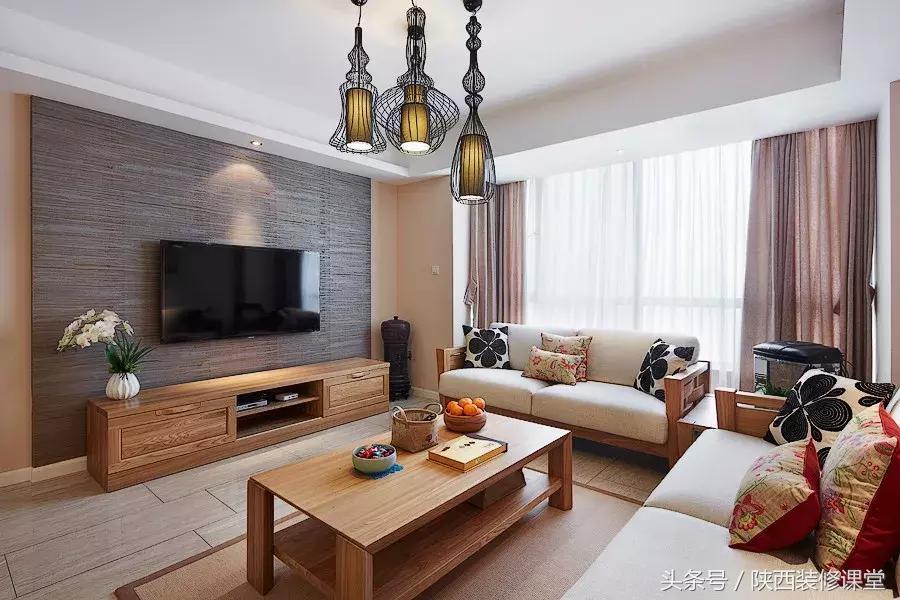 电视墙50种装修图中式风,电视墙50种装修图