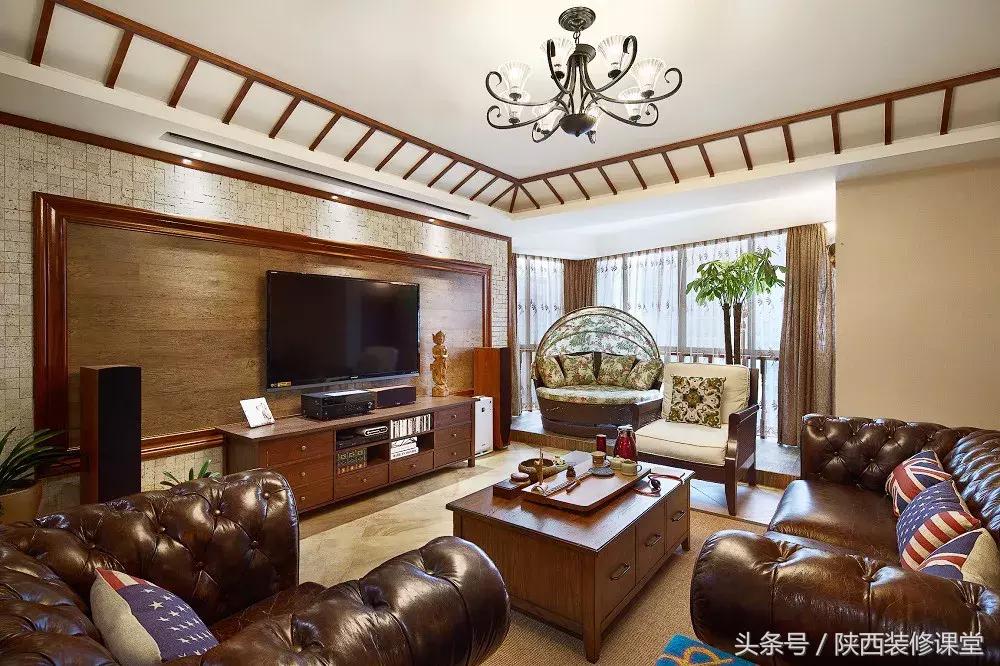 电视墙50种装修图中式风,电视墙50种装修图