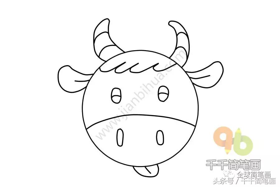 画画教学简笔画圆形的动物,圆形动物小乌龟简笔画