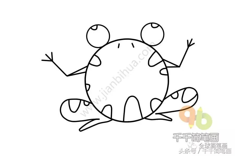 儿童简笔画入门动物0-3岁最简单的,圆形动物简笔画