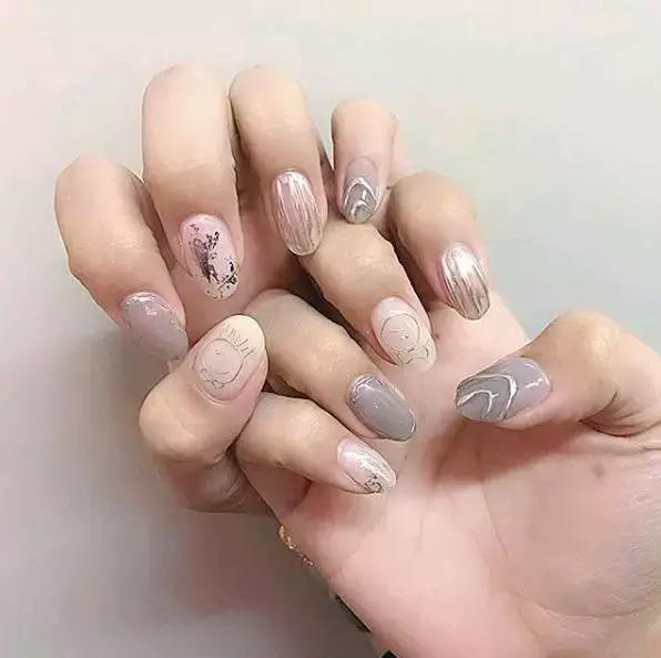 美甲2022新款式秋冬甲片,儿童美甲2022新款式秋冬