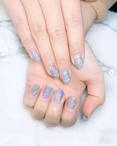 美甲2022新款式秋冬甲片,儿童美甲2022新款式秋冬