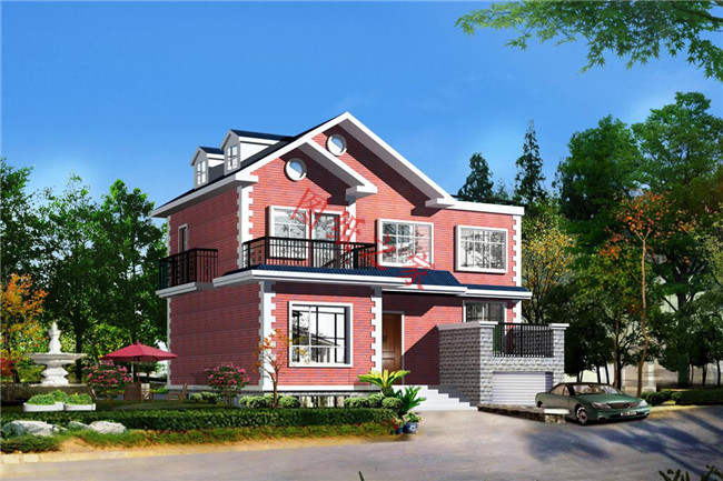 50套农村两层别墅效果图,十款经典农村二层半别墅效果图