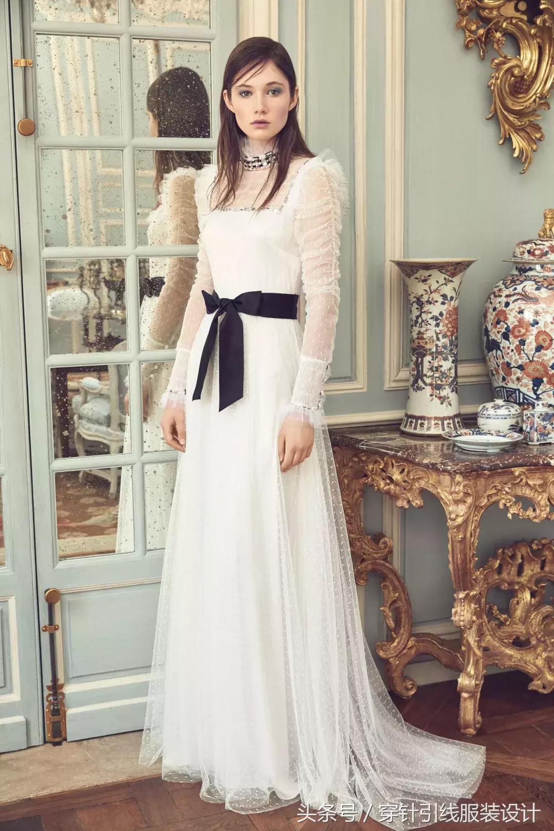 华美礼服｜MoniqueLhuillier细写法国乡村的诗意光景