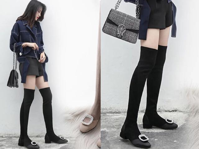 小腿粗穿过膝靴还是不过膝的,小个子适合过膝靴还是小腿靴