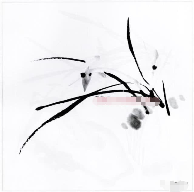 国画兰花的花头的画法,国画兰花画法小视频