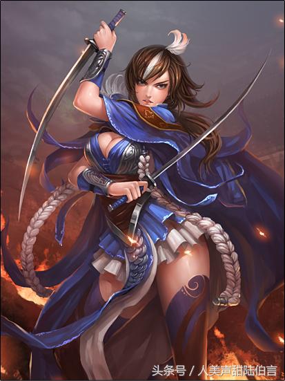 三国杀王异决意巾帼皮肤,汉献帝三国杀插画