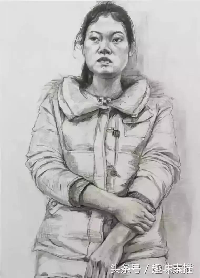 清华美院素描高分卷赏评,清华美院临摹千里江山图