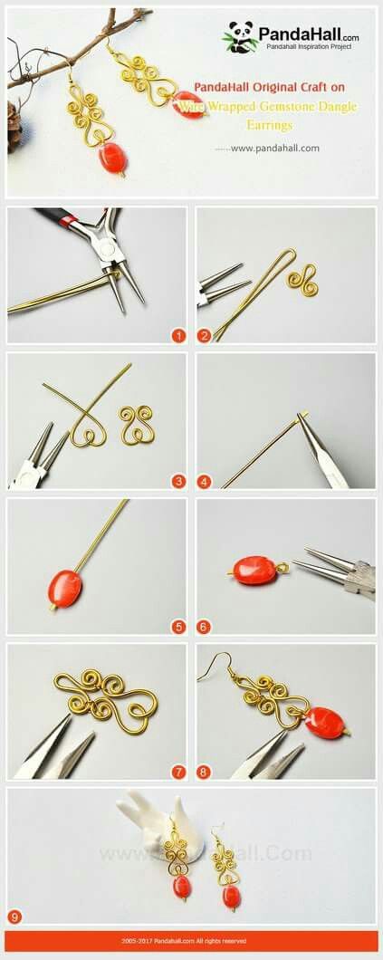 绕线古风首饰diy入门教程,纯手工绕线制作首饰教程