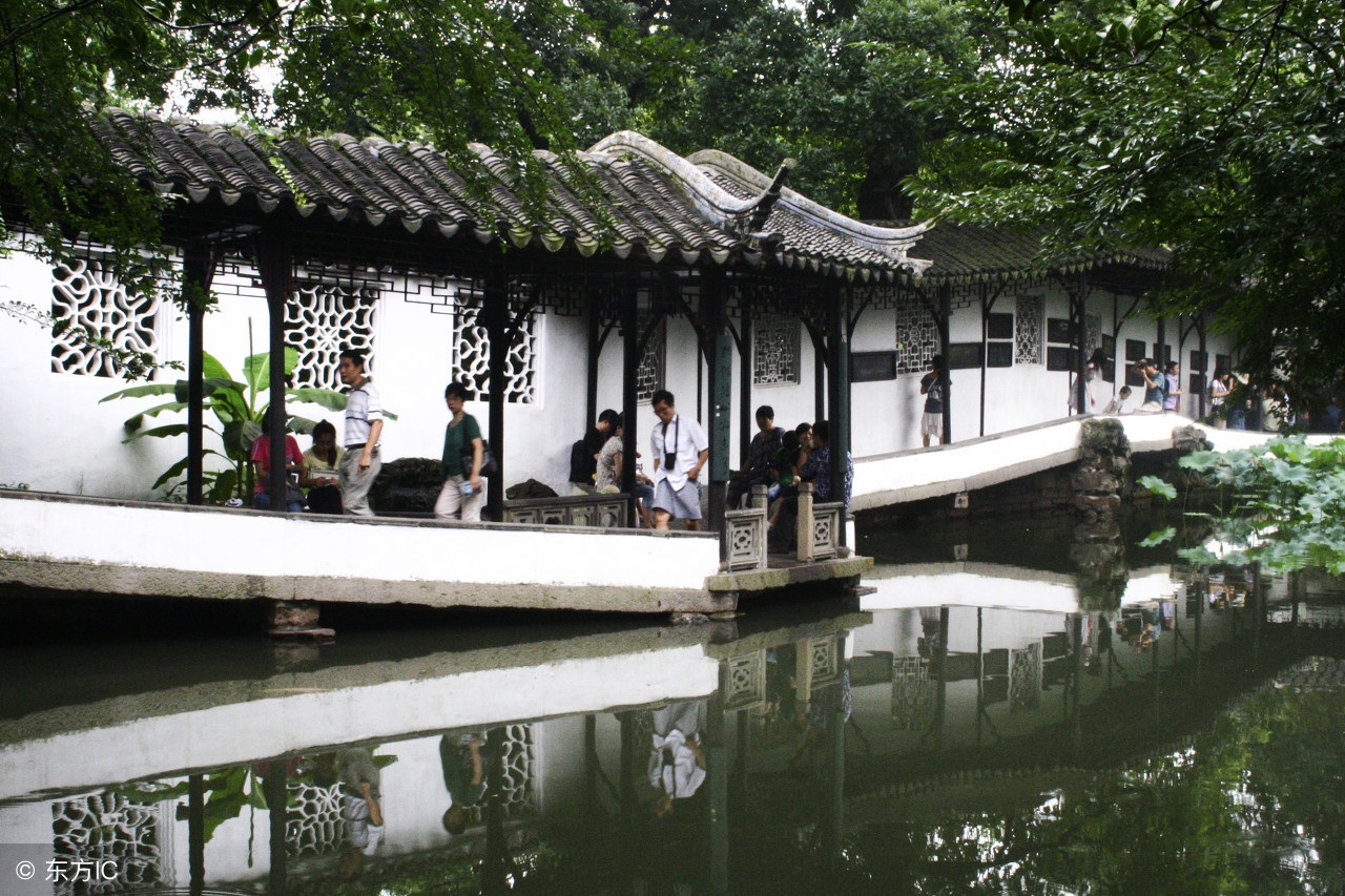 苏州拙政园中式,苏州拙政园风景美如画
