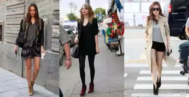 个子矮小腿粗适合什么款短靴,今年流行的2双短靴洋气显腿长