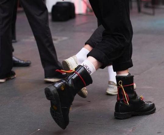 堆堆袜秋天颜色,堆堆袜爆改成围巾