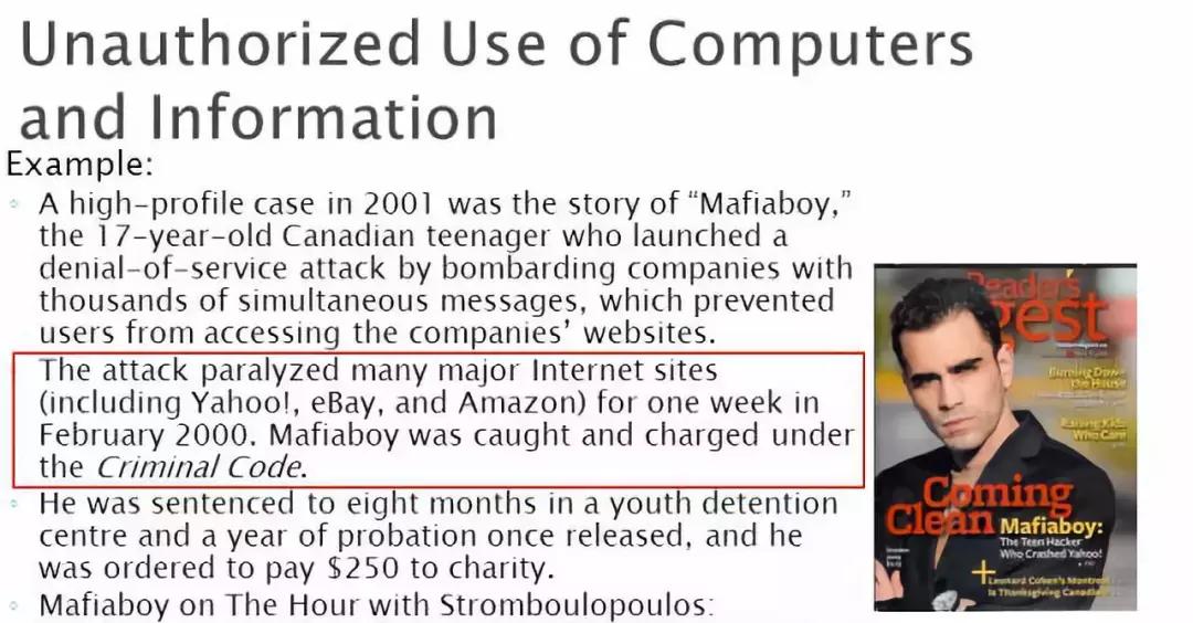 为了吹牛连续攻击雅虎、eBay、CNN和亚马逊的少年黑客……