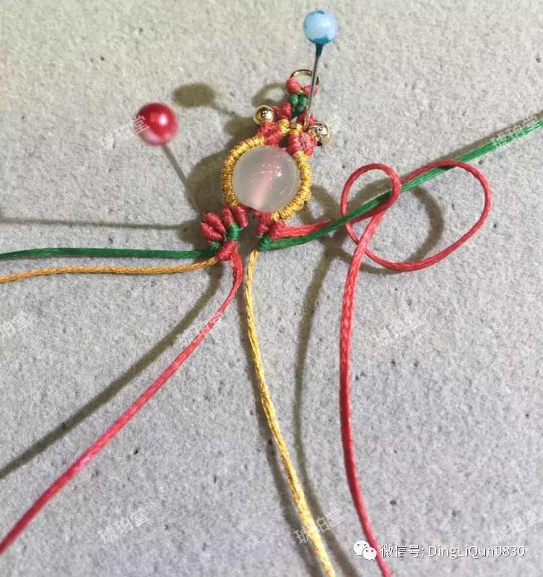 编绳教程铃铛,编绳教程防烫