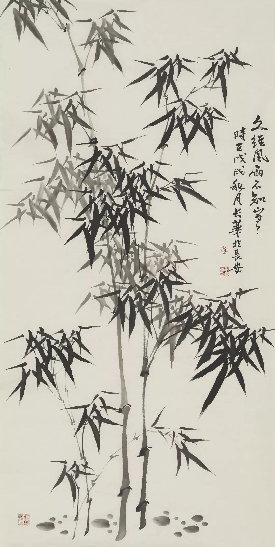 艺术长安：竹之韵一一仇长华墨竹网展