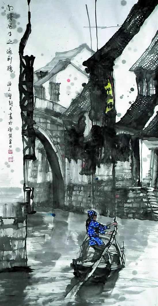 曹天舒水墨画欣赏,曹天舒水墨作品