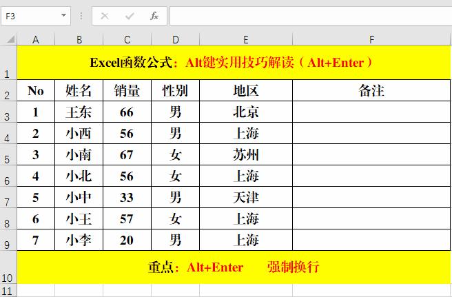 excel函数常用的shift组合键,excel表alt键的快捷用法大全