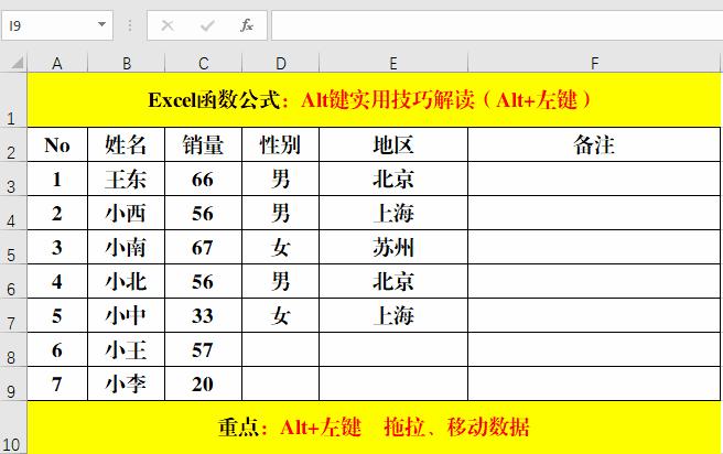 excel函数常用的shift组合键,excel表alt键的快捷用法大全