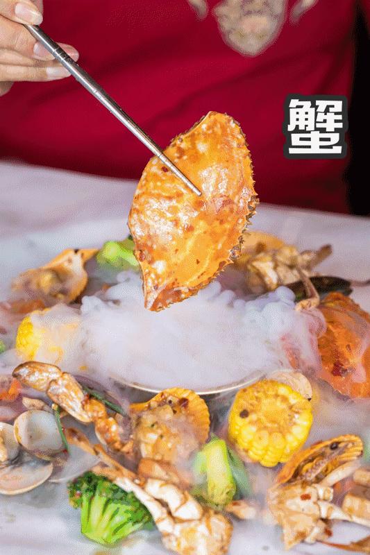 抖音美食一铲子海鲜,抖音100w赞以上视频