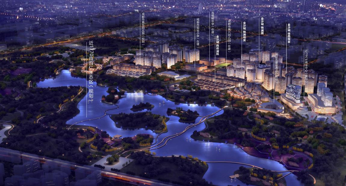 与蕴初园为邻，金沙城“西府系”墅居作品雏形初现