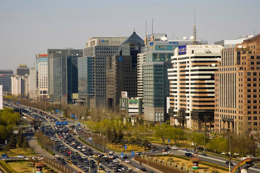 北京办公区集中在哪里,北京最密集住宅区