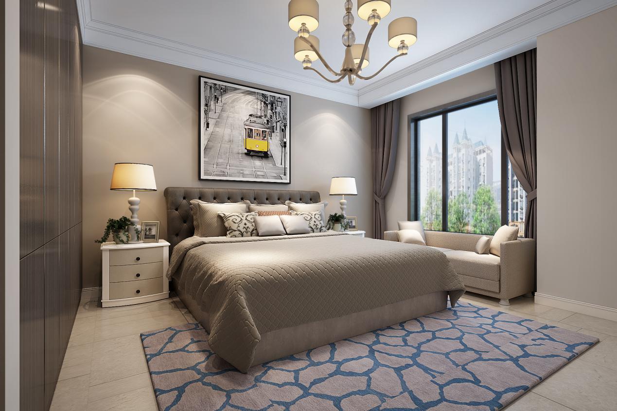 西安套内110平米四室两厅装修简约,西安装修房子现代简约轻奢130平方