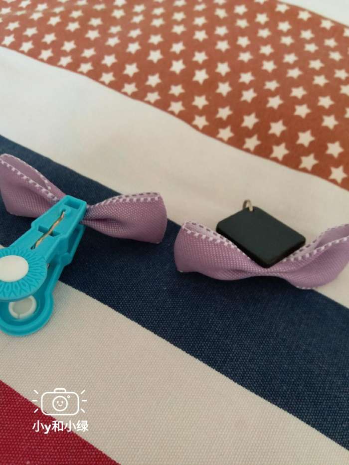 丝带蝴蝶结胸针,蝴蝶结丝带胸针系法