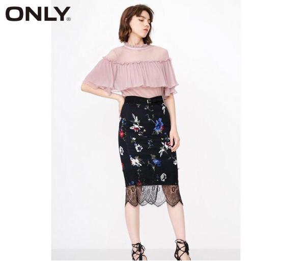 only一字肩上衣网红爆款,only上衣新款