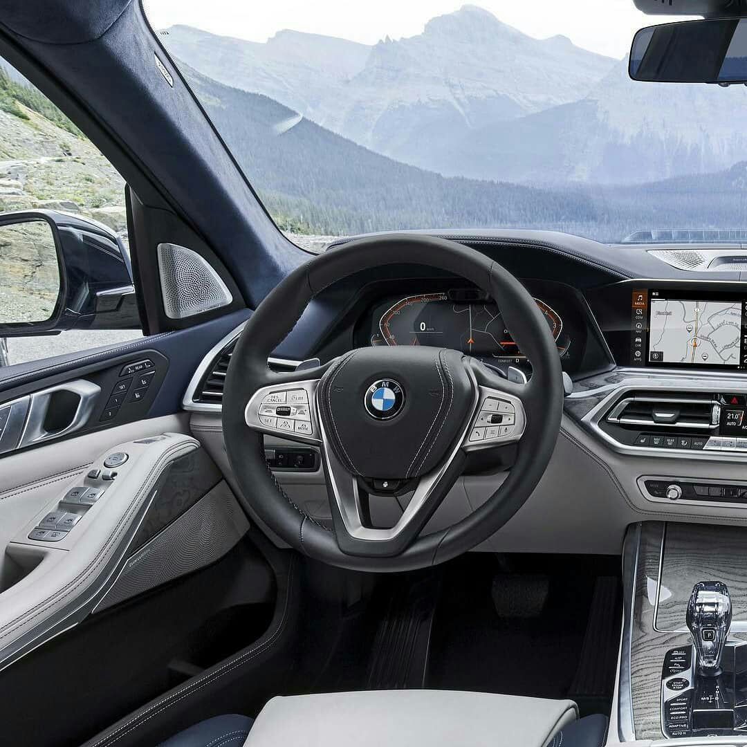 钻石白宝马x7,新款宝马x7内部大全大图