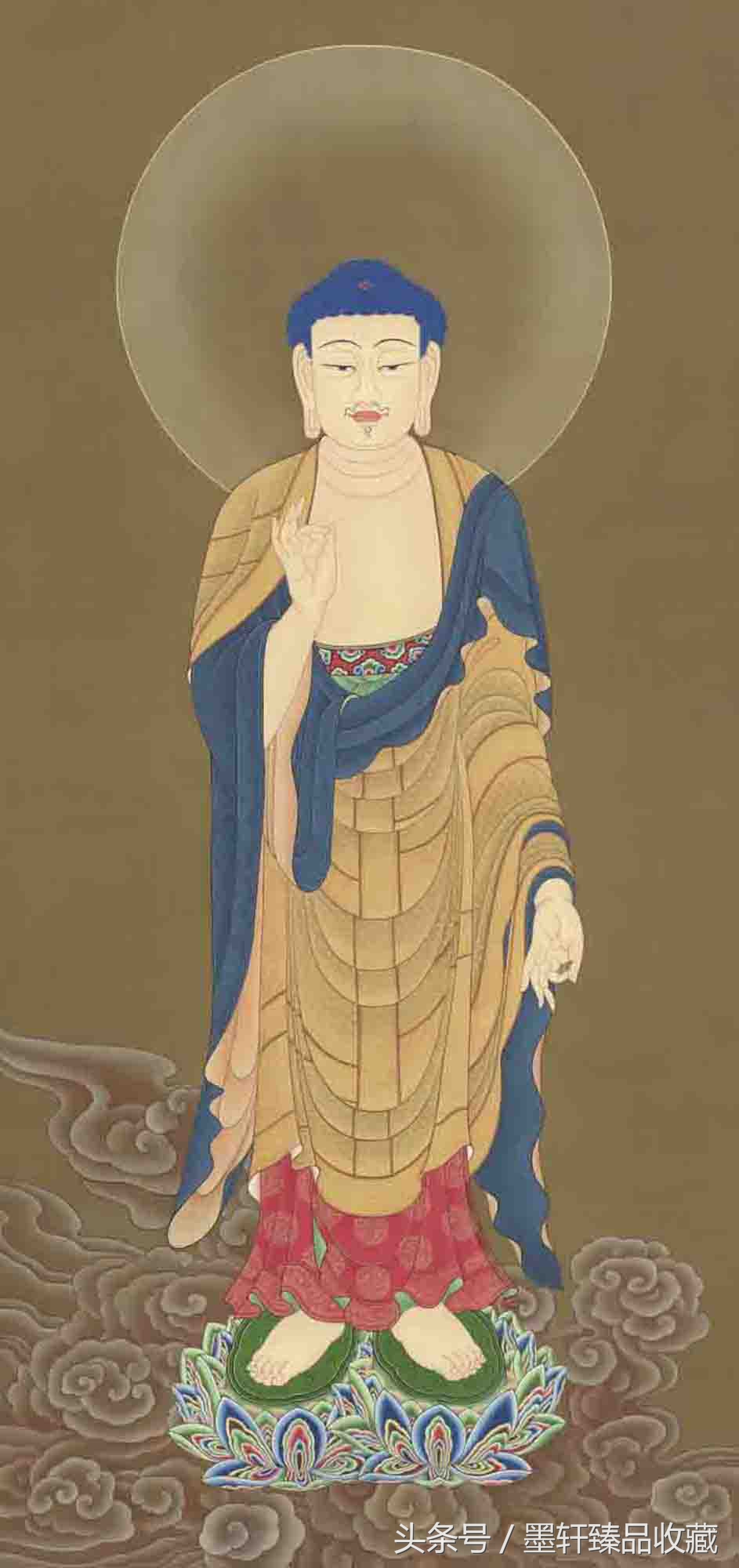 精品唐卡高清图文殊,唐卡古画入门教学视频